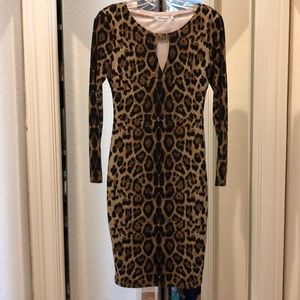 Animal print dress